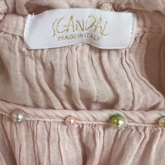 Scandal Italy Women's Pink Bohemian Top, One Size - Picture 9 of 13